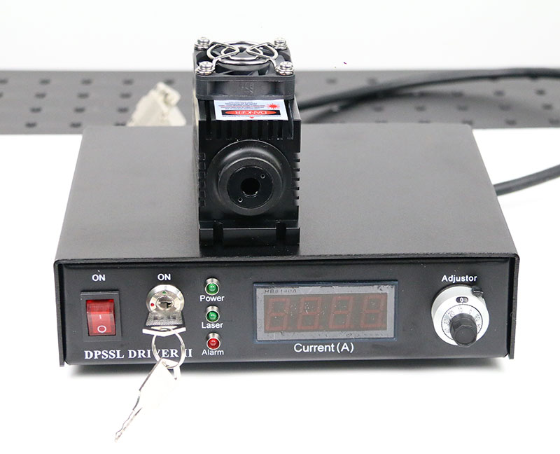 1342nm 100mw~500mw IR DPSS 레이저 Invisible laser source with power supply